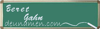Beret Gahn Visitenkarte